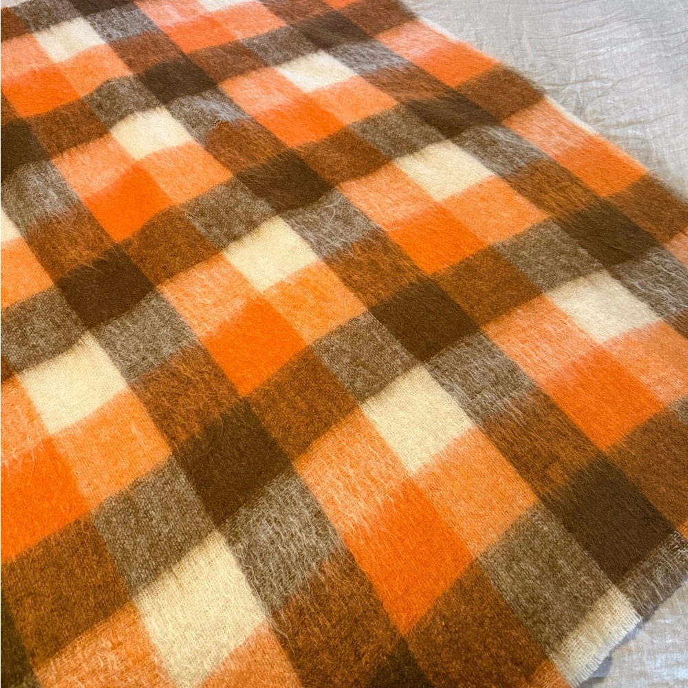 Vintage Hudson Bay Mohair Throw